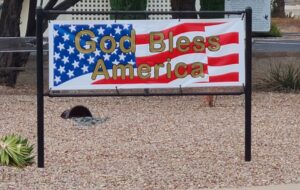 God Bless America Flag Banners