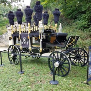 Abraham Lincoln Hearse is at the Illinois State Fair Museum