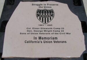In Memoriam California Union Veterans Marble